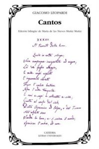 Cantos, Giacomo Leopardi
